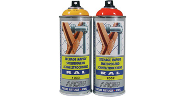 Spraymaalit väritunnuksella