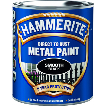 Hammerite Metallimaali Sileä musta 250 ml