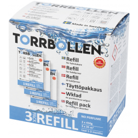 Torrbollen täyttöpussit 3 kpl