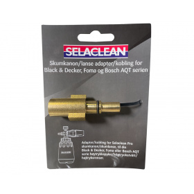 Selaclean Vaahtotykin adapteri - Sopii Black & Decker-, Foma- ja Bosch AQT -sarjaan