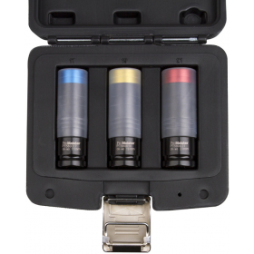 Pyörän hylssarja 1/2" Kraft suojalla 85 mm pitkä 17/19/21 mm ProMeister