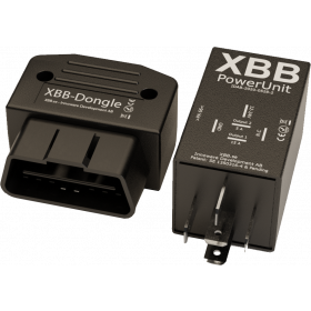 XBB Dongle & XBB PowerUnit - Langaton lisävalorele - Helppo asennus CANBUS:iin OBD-liitännän kautta